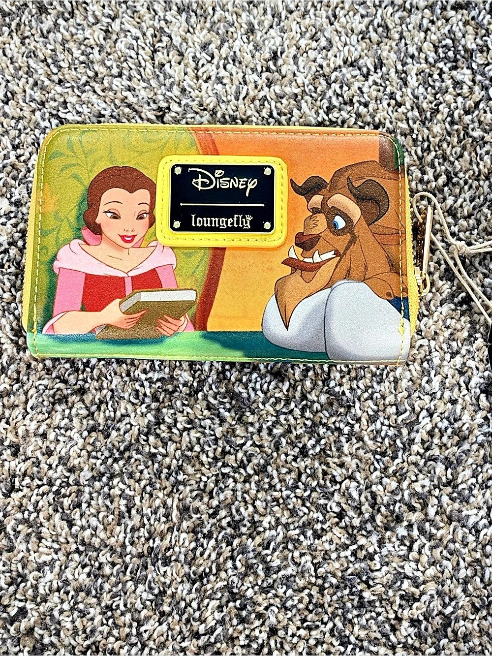 Disney Loungefly Beauty and the Beast Scene Zip Around Wallet